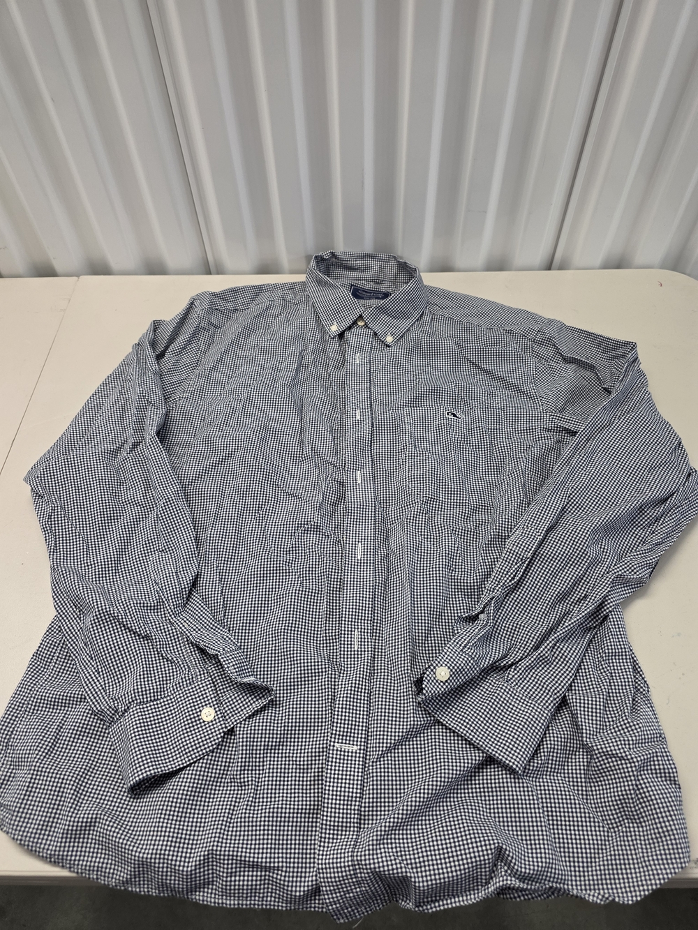 Vineyard Vines Whale Logo Button Down Shirt Men's Size XL
